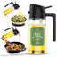 2 In 1 Oil Sprayer & Dispenser Bottle for Kitchen